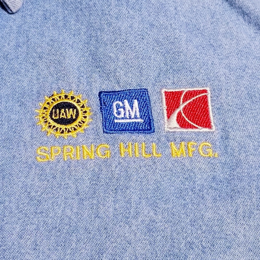 Union Line Saturn Vintage Denim Workshirt Sz M